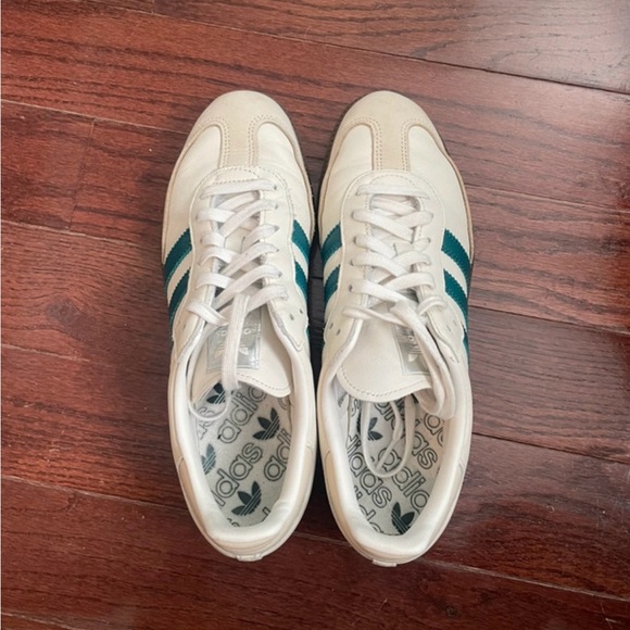 adidas Original samba OG in white and green - Picture 2 of 6